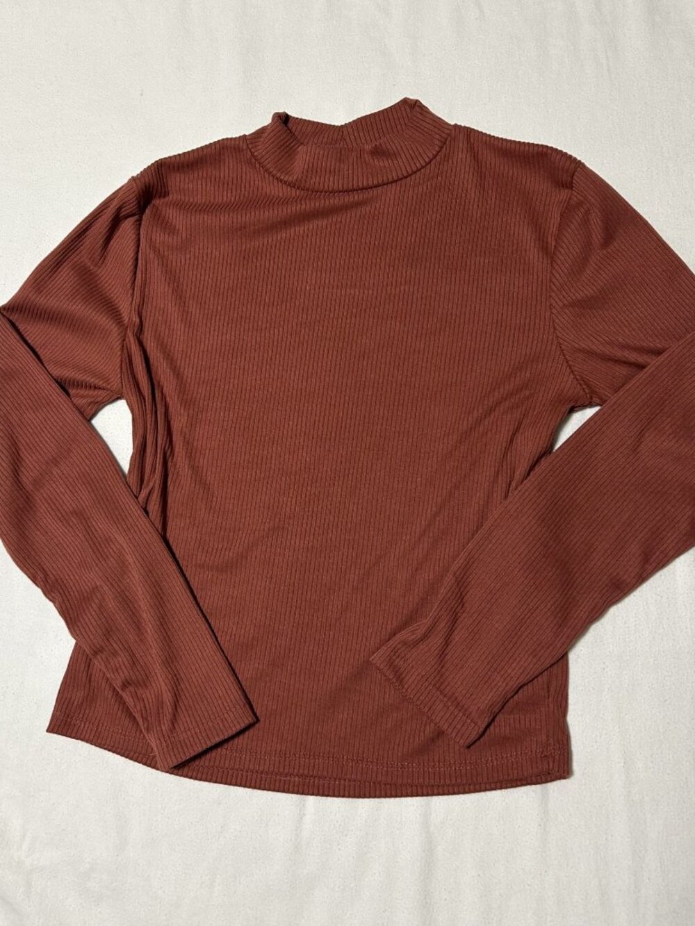 Mock Neck Long Sleeve Top